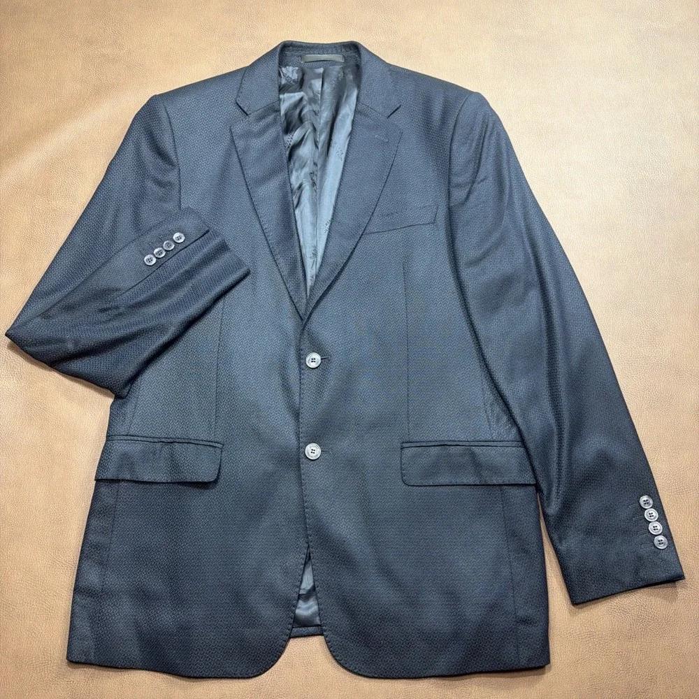 GIANNI VERSACE Collection Sport Coat Blazer Men 40R US / 50 EU Bamboo Patterned